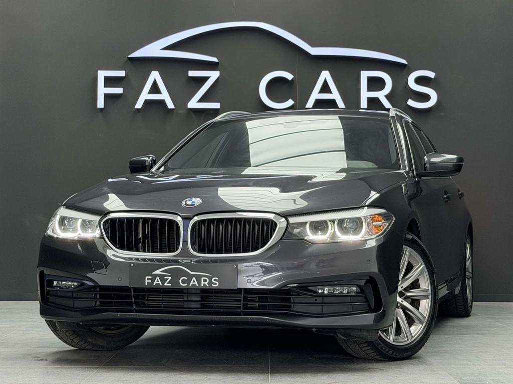 BMW 5 Serie 518 Touring 518 dA * T.PANO + CAMERA + CUIR + GP, Auto's, Automaat, Achterwielaandrijving, 4 cilinders, Zwart