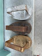 3 strijkijzers, Antiek en Kunst, Ophalen