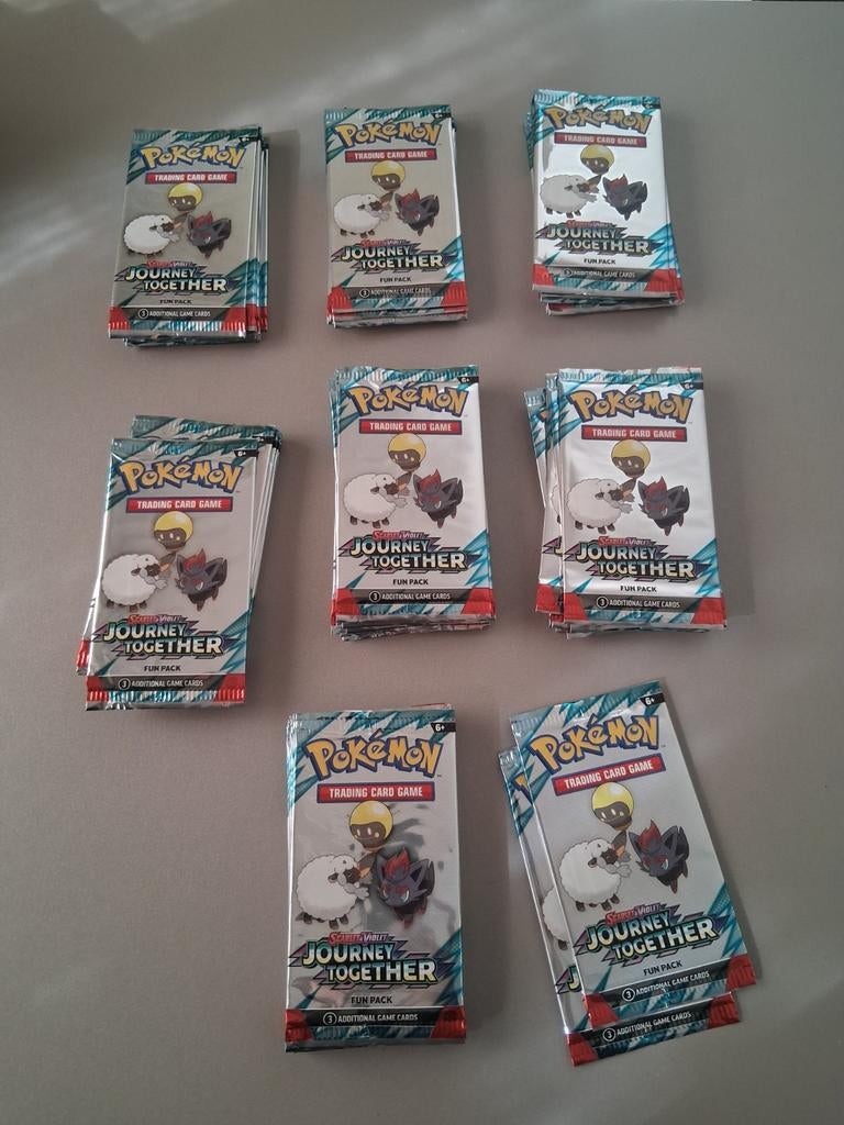 Pokemon fun packs Scarlet&Violet Journey Together (72 stuks), Ophalen