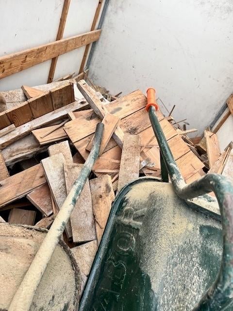 hout, Ophalen, Gebruikt, Plank