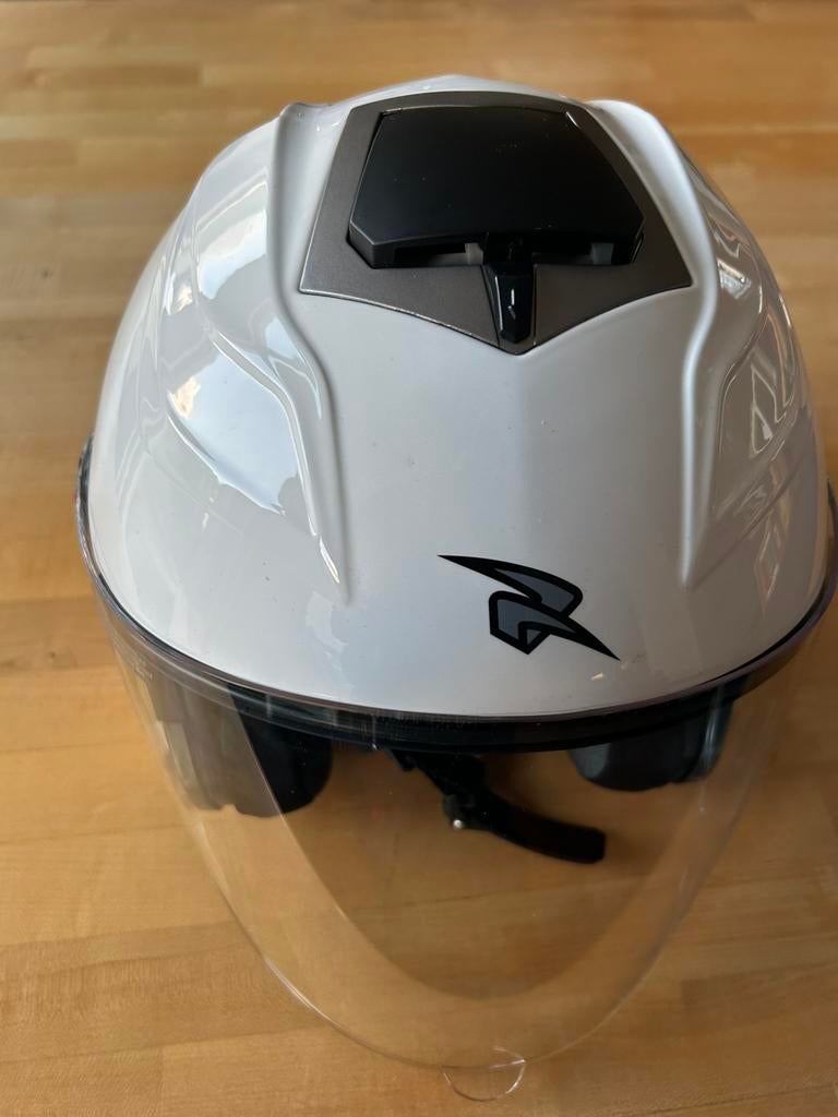 Casque jet Rax avec écran intégré -S, Motos, Autres marques, Casque jet, Femmes, Enlèvement