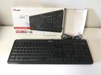 Trust Filiaire toetsenbord, Gebruikt, Azerty, Ophalen of Verzenden, Trust