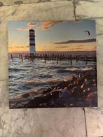 ingelijste afbeelding vuurtoren, Antiek en Kunst, Kunst | Schilderijen | Modern, Ophalen