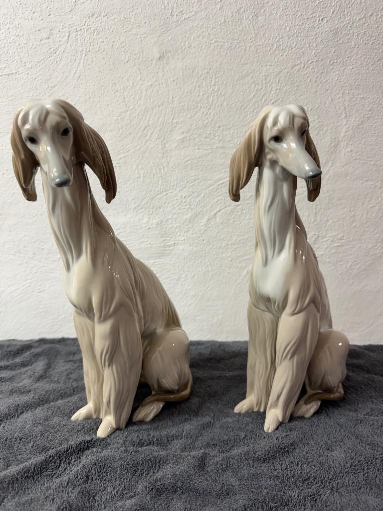2 Afghaanse Windhonden van Lladro, Ophalen of Verzenden