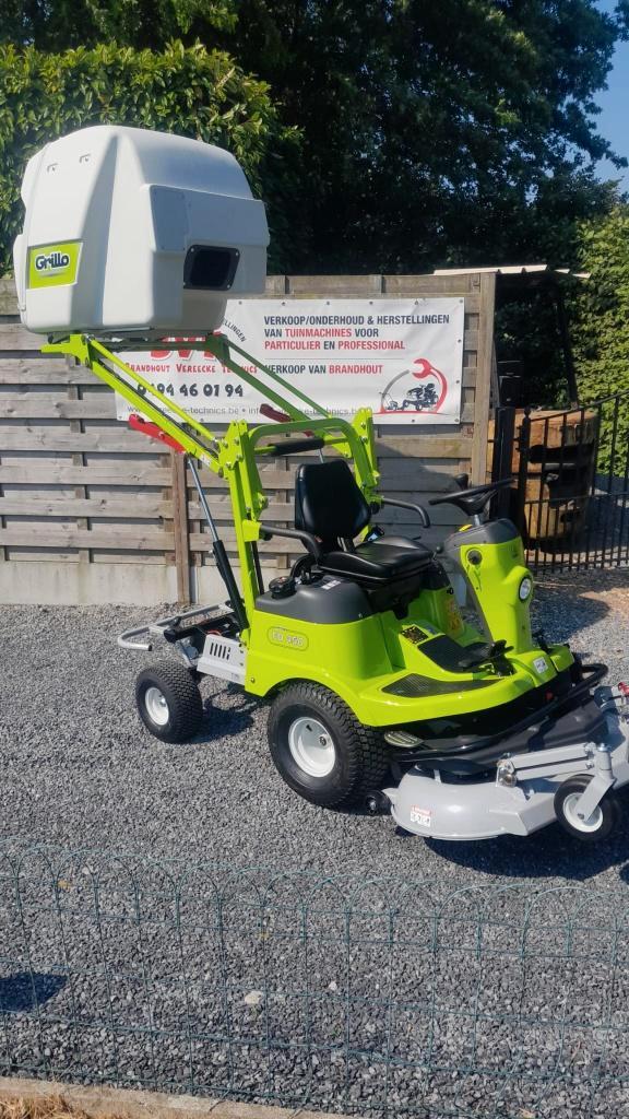 Frontmaaier Grillo FD450, Tuin en Terras, Zitmaaiers, Nieuw, 90 tot 120 cm, Elektrische starter, Opvangbak, Ophalen