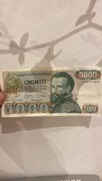 5.000 Francs van 1977, Ophalen, België