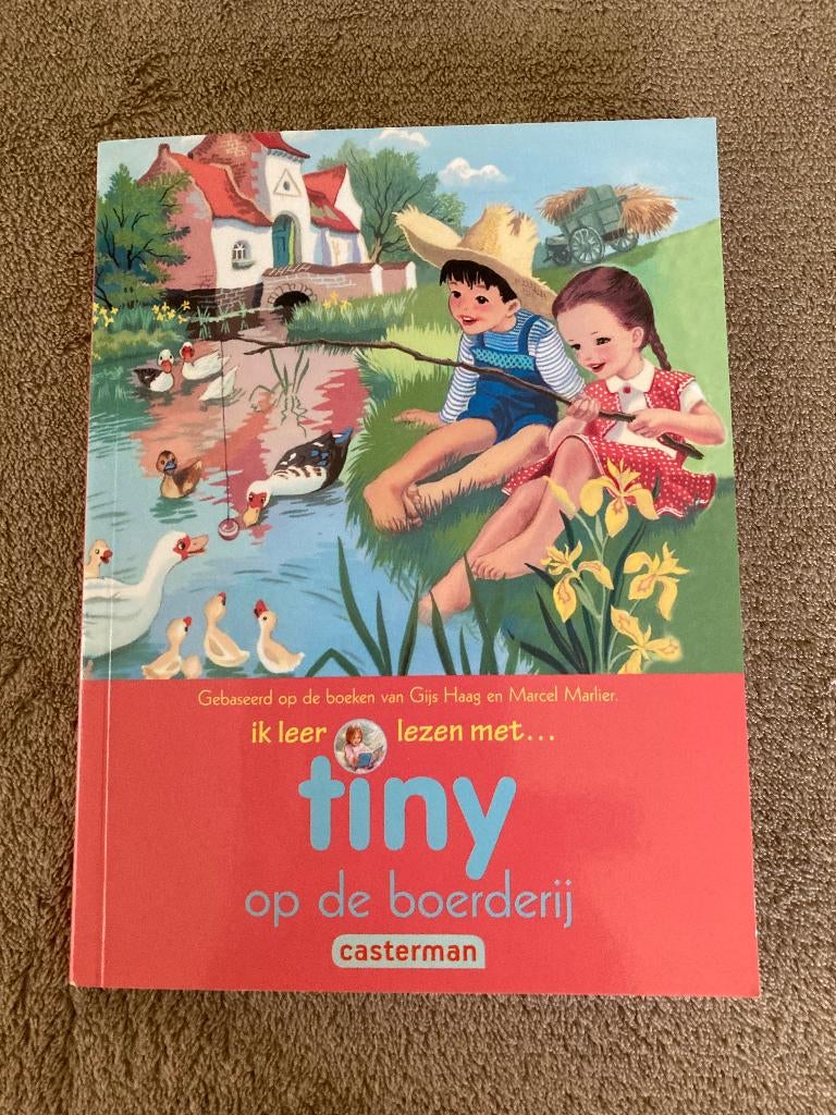 Boek: Ik leer lezen met Tiny op de boerderij.  1x gelezen, Boeken, Ophalen of Verzenden, Zo goed als nieuw, Gijs Haag en Marcel Marlier
