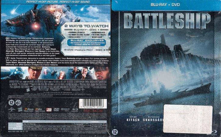 battleship "steelbook" (blu-ray + dvd) neuf , cello, CD & DVD, Blu-ray, Neuf, dans son emballage, Science-Fiction et Fantasy, Enlèvement ou Envoi
