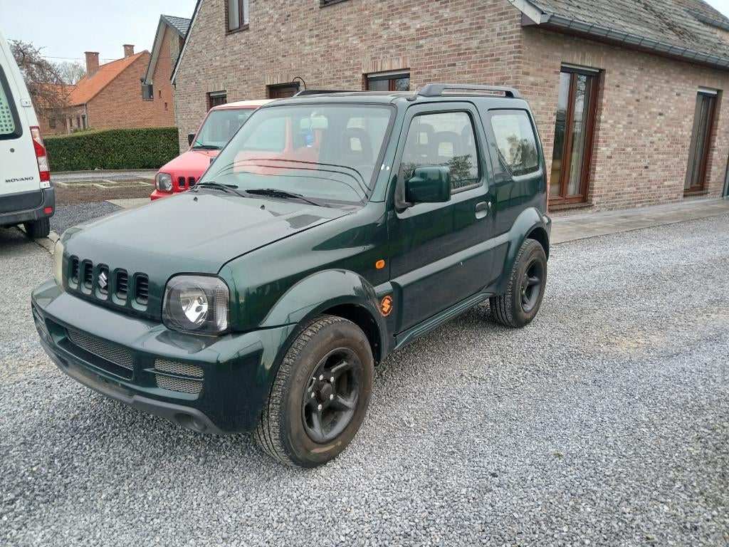 Suzuki jimny #4x4# 1300cc benzine !!Airco!! Slechts 76 000km, Auto's, 4 zetels, Stof, Bedrijf, Handgeschakeld