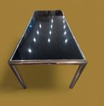 John Mascheroni Tubo aluminium eetkamertafel, Ophalen, Gebruikt, B, B