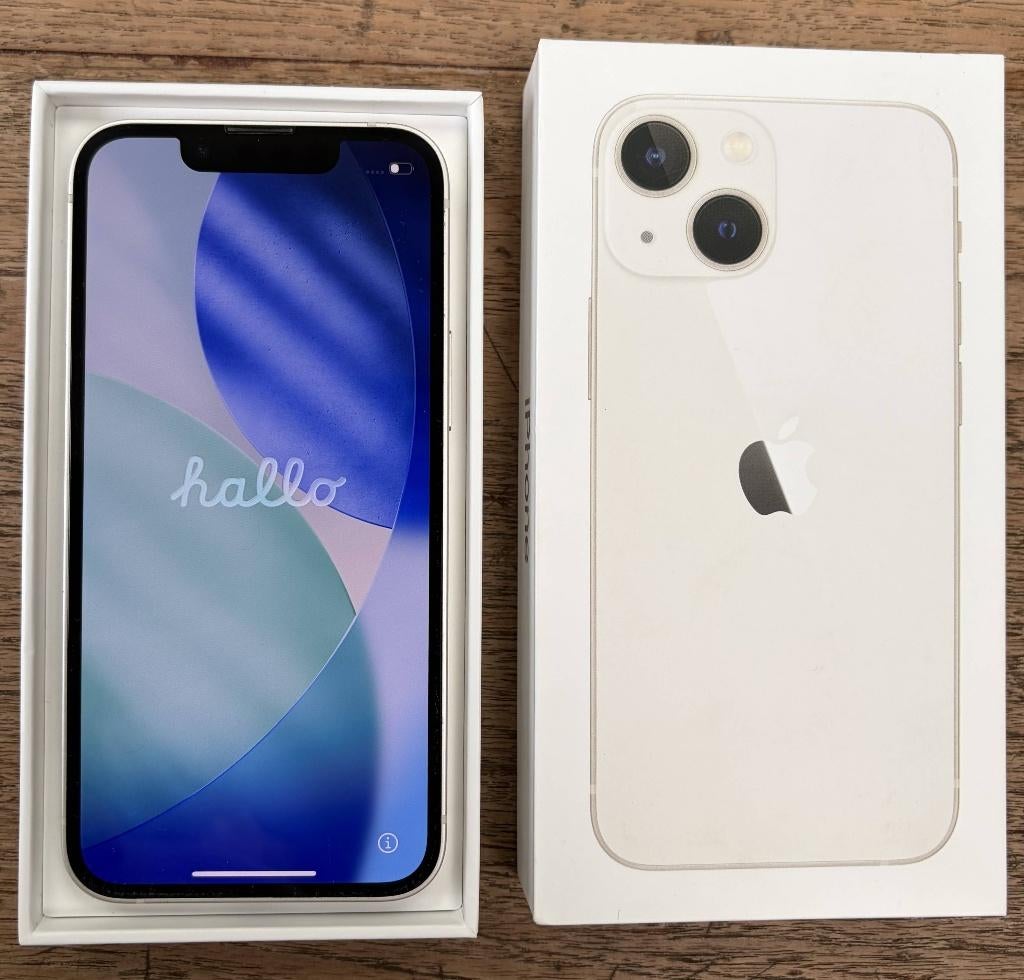 iPhone 13 mini 128GB wit, Télécoms, Téléphonie mobile | Apple iPhone, 128 GB, Enlèvement ou Envoi, 78 %, Utilisé