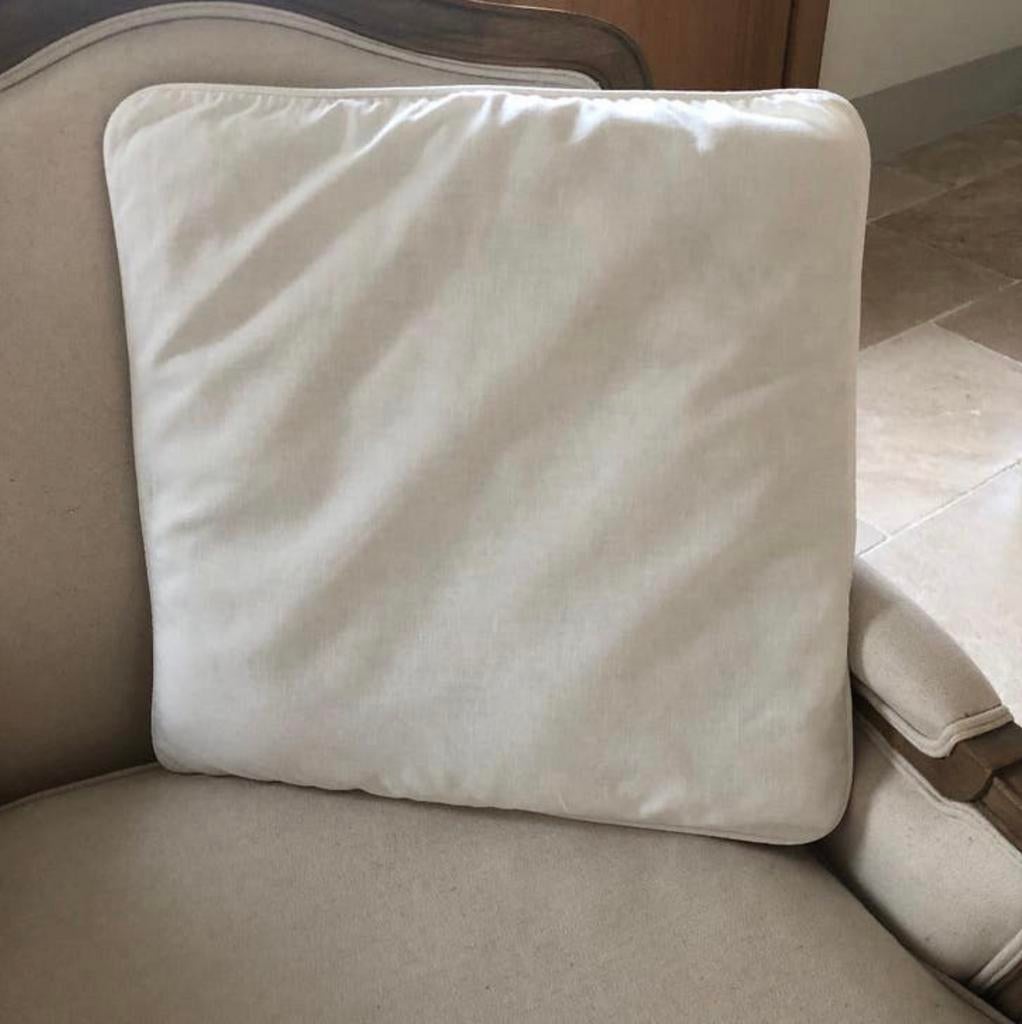 Housses de coussins, Maison & Meubles, Accessoires pour la Maison | Coussins, Enlèvement, Comme neuf, Blanc
