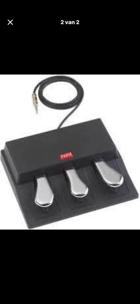 Nord triple pedal, Ophalen of Verzenden, Zo goed als nieuw