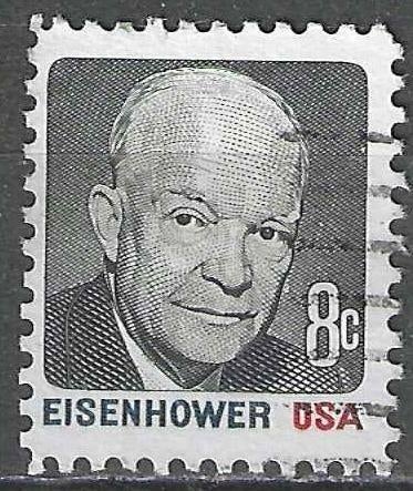 USA 1971 - Yvert 921 - Dwight David Eisenhower  (ST), Verzenden, Gestempeld