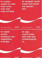 4 coca-cola boomerang guidooh  kaarten, Verzamelen, Verzenden, 1980 tot heden, Ongelopen, Overige thema's