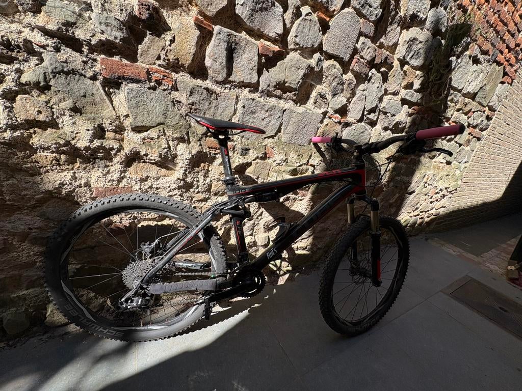 Cube AMS SCR 100 - carbon mountainbike maat M, Fietsen en Brommers, Ophalen, Gebruikt, Fully, Schijfrem