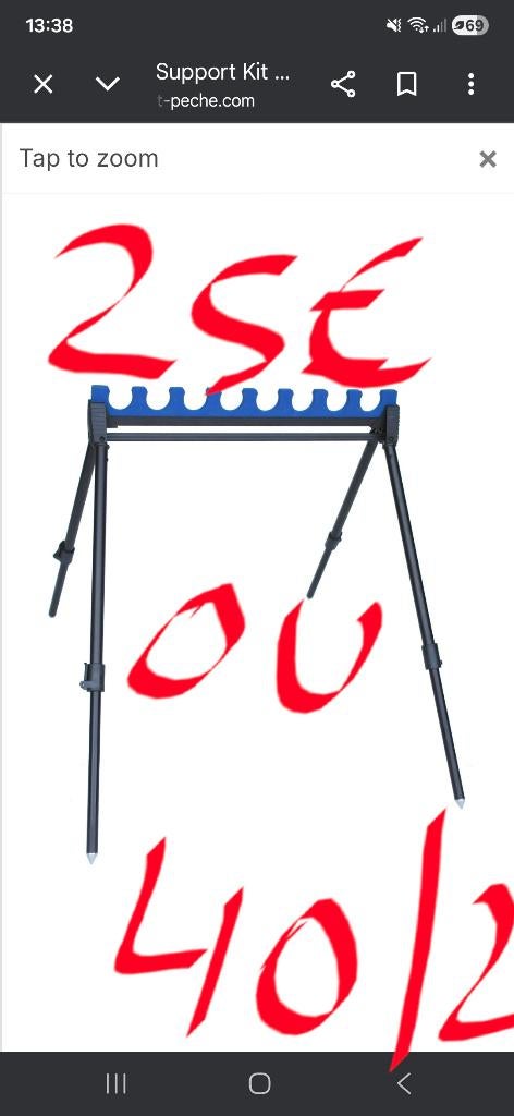 Materiel de peche, Ophalen, Zo goed als nieuw, Overige typen