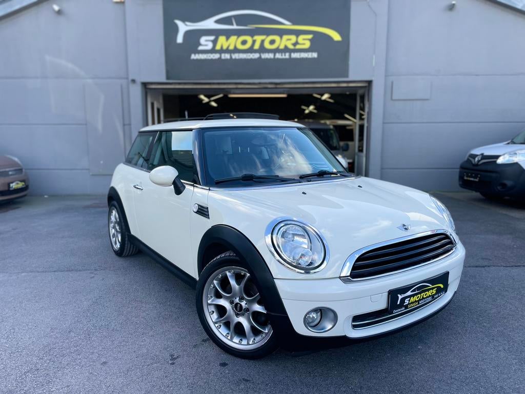 Mini One 1.4 benzine | Airco | Pano | Keuring+Carpass |, 4 zetels, Stof, Beige, Handgeschakeld