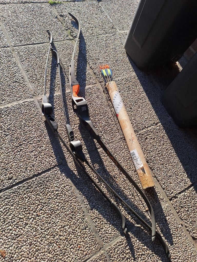 3 bogen met pijlen, Ophalen, Pijlen