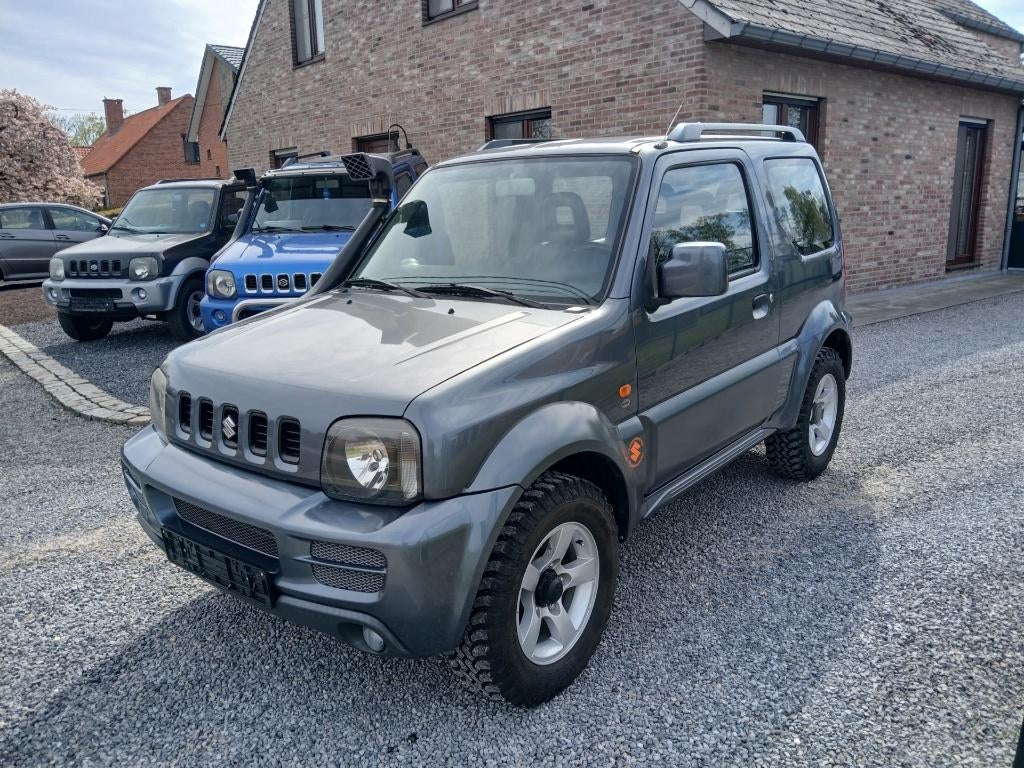 suzuki jimny #4x4# snorkel all terrain banden !gekeurd!, Auto's, Suzuki, 4 zetels, Stof, Zwart, Bedrijf