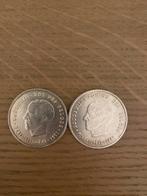 2x zilver herdenkingsmunt 1976 koning boudewijn 250fr, Ophalen of Verzenden, Zilver
