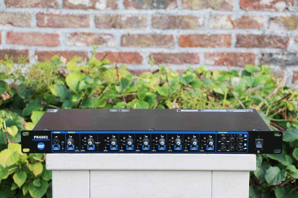 RCF Mixer PR4092, Enlèvement, Comme neuf, 120 watts ou plus, Haut-parleurs Frontaux, Arrière ou Stéréo