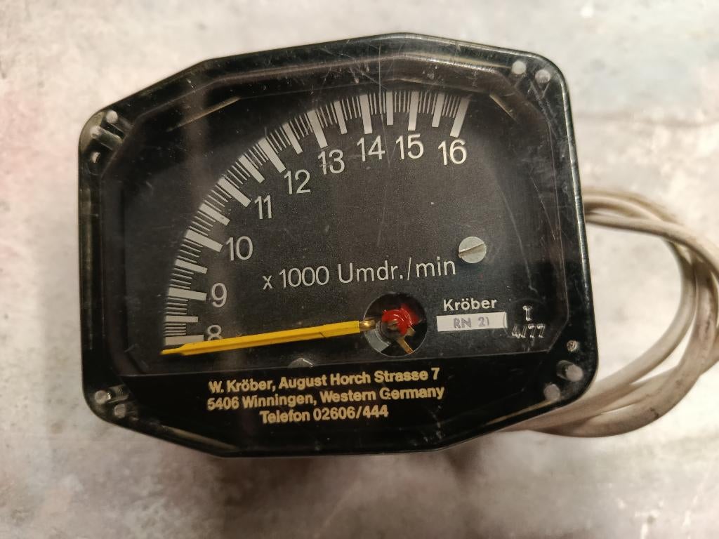 compteur de tourelles Krober, Motos, Enlèvement