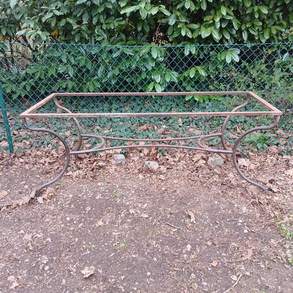 Pied de table métallique pour le jardin 0,75 m x 1,85 m, Jardin & Terrasse, Tables de jardin, Enlèvement, Utilisé, Rectangulaire