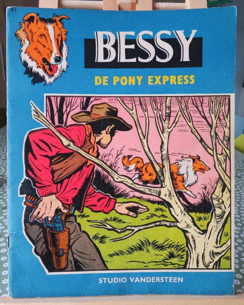 Bessy nr 41 De Pony express., Ophalen of Verzenden, Gelezen, Willy Vandersteen
