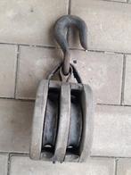 Antieke houten katrol, Doe-het-zelf en Bouw, Ophalen