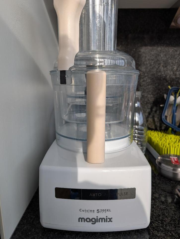 magimix 5200XL - wit, Electroménager, Mélangeurs de cuisine, Utilisé, 2 à 3 litres, 2 vitesses, Résiste au lave-vaisselle, Enlèvement