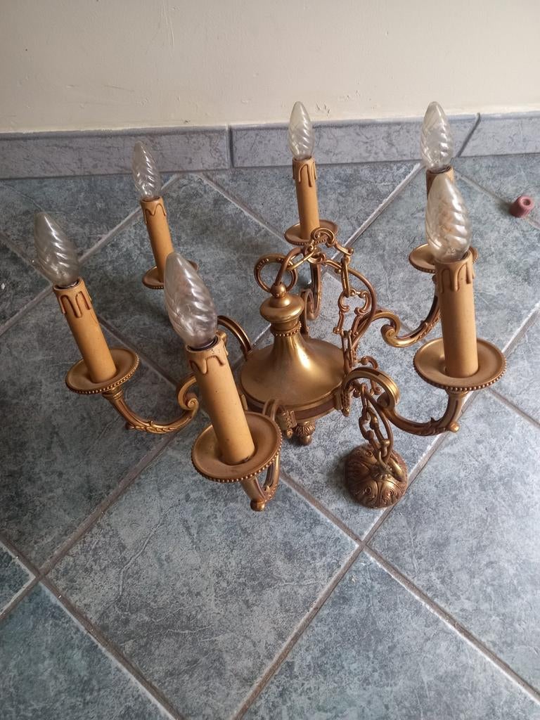 koperen kroonluchter