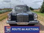 Mercedes-Benz 300 SEL | 1970 | Route 66 Auctions, Auto's, Zwart, Mercedes-Benz, Bedrijf, Handgeschakeld