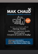 Plombier/chauffagiste ( agrée ), Services & Professionnels, Service 24h/24, Réparation