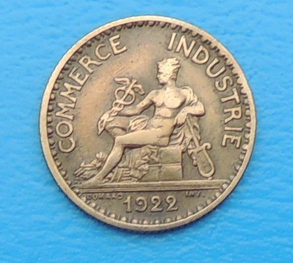 France 1922 Bon pour 1 franc Commerce et Industrie, Envoi, France, Monnaie en vrac