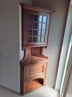 Hoekkast eik 59 x 59 x 206 cm, Antiek en Kunst, Ophalen