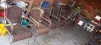 6 stoelen, Maison & Meubles, Chaises, Enlèvement, Brun, Osier ou Rotin, Cinq, Six Chaises ou plus