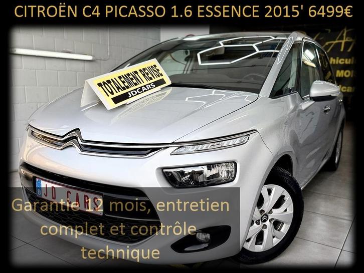 CITROËN C4 PICASSO 1.6 ESSENCE 120 ‼️GARANTIE 1 AN CTOK‼️, Auto's, Citroën, Bedrijf, Te koop, C4, ABS, Achteruitrijcamera, Airbags