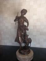 Bronzen beeld "Bergère" L&F Moreau, Ophalen