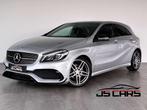 Mercedes-Benz A-CLASS 180 PACK AMG-LED-GPS-CUIR-JANTES18-PDC, Gebruikt, 4 cilinders, Zilver of Grijs, A-Klasse