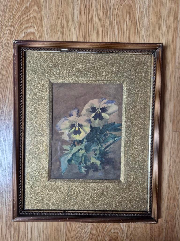 Aquarel van Henri  Ottevaere, Ophalen of Verzenden