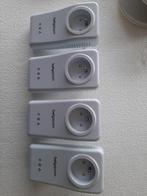 4 Belgacom+2 Telenet PLC adapters, Enlèvement, Utilisé, Belgacom