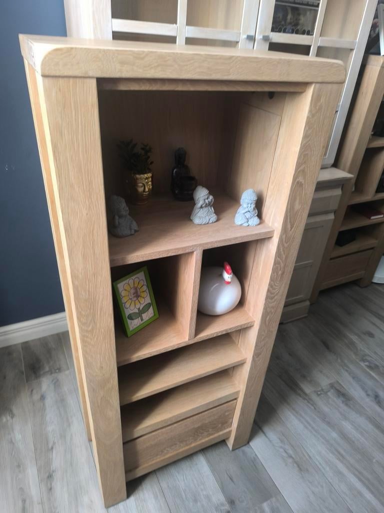 Paire de colonne en chêne massif bibliothèque, Huis en Inrichting, Kasten | Boekenkasten, Eikenhout