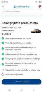 Draadloze robot nieuw 1maal voor schowroom gebruikt, Tuin en Terras, Ophalen