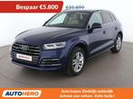 Audi Q5 55 TFSIe quattro sport (bj 2020, automaat), Auto's, Audi, Automaat, Gebruikt, Blauw, USB