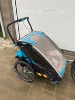 Remorque à vélo double Thule Chariot Sport 2 pour 2 enfants, Vélos & Vélomoteurs, Enlèvement, Comme neuf, Remorque pour enfant