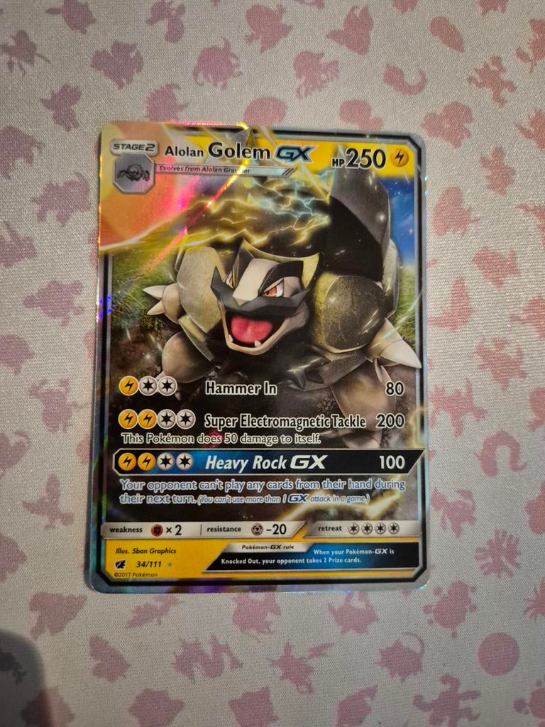 Alolan golem gx 34, Ophalen of Verzenden, Nieuw