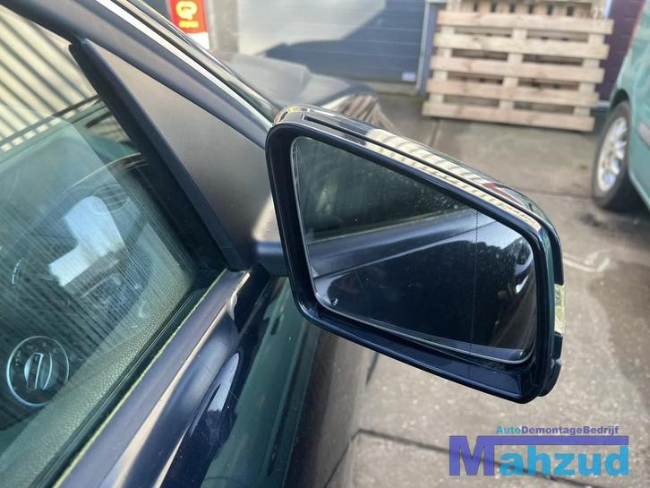 MERCEDES C KLASSE W204 ZWART 197 rechts spiegel 2007-2011, Auto-onderdelen, Spiegels, Mercedes-Benz, Gebruikt