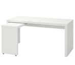IKEA bureau MALM, Huis en Inrichting, Bureaus, Ophalen, Zo goed als nieuw, Bureau