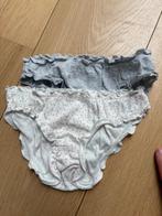 Petit Bateau lot van 2 slips 10 jaar grijs roze wit, Kinderen en Baby's, Nacht- of Onderkleding, Gebruikt, Meisje, Ophalen of Verzenden